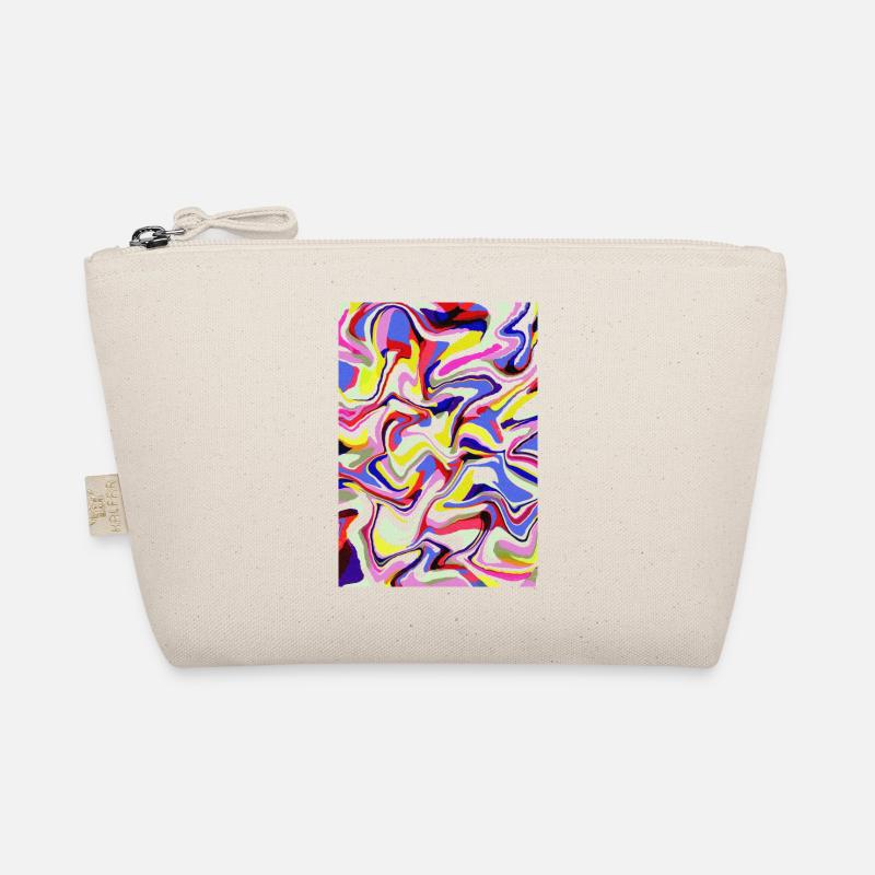 Abstract colorful pattern liquid Organic Pouch