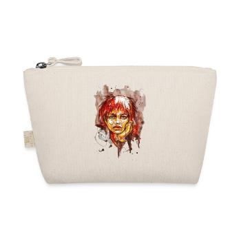 Aquarell skizze frau Gesicht carographic VERONIQUE - Bio-Täschchen - Natur - Vorne