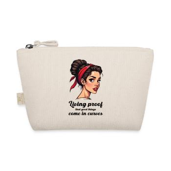 Living proof that good things come in curves. - Organic Pouch - nature - Front