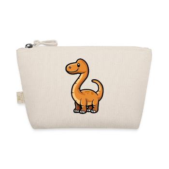 dinosaurier Brontosaurus - Bio-Täschchen - Natur - Vorne