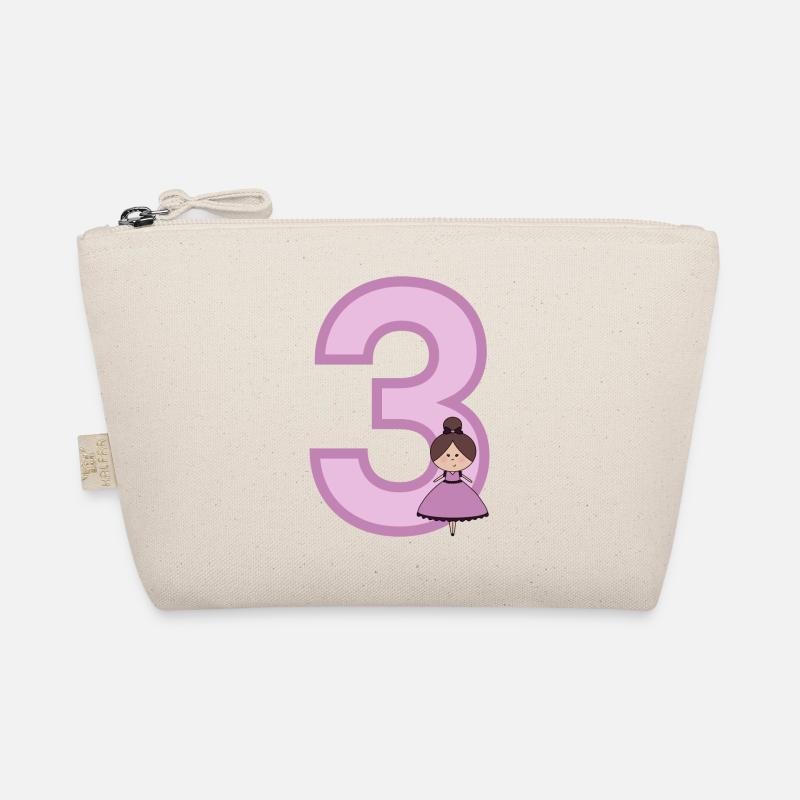 Zahl 3 Bio-Täschchen