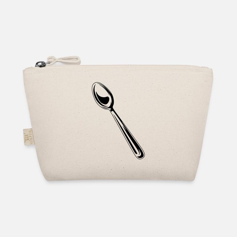 cutlery symbol spoon Organic Pouch