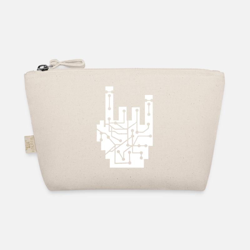 Nerd Geek Heavy Metal Rock Circuits Geste de la main Trousse biologique
