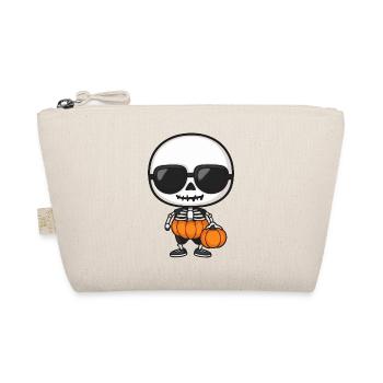 Zombie Halloween Skeleton Cool - Organic Pouch - nature - Front