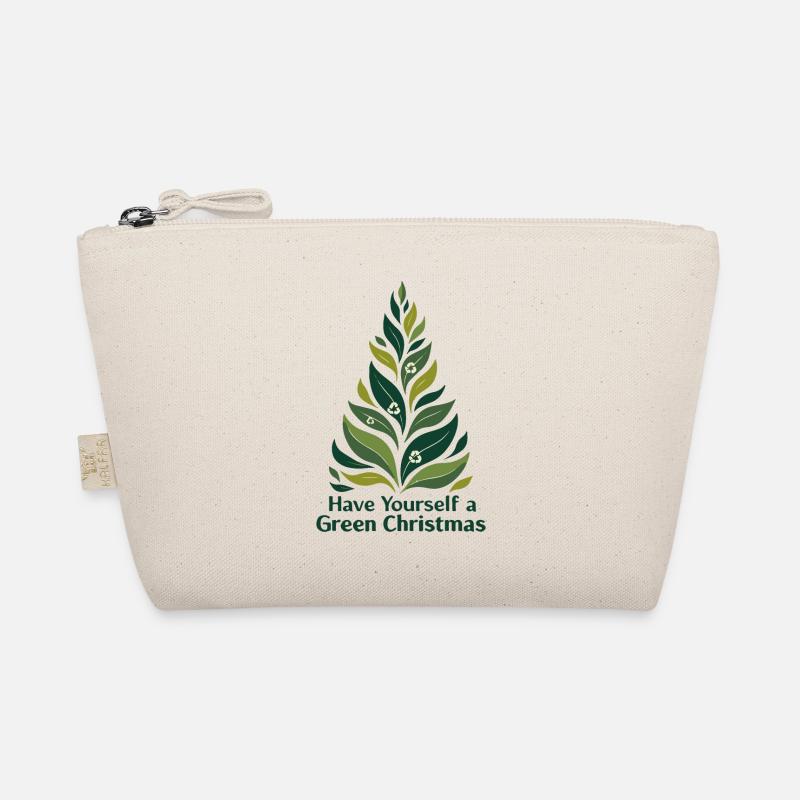 Eco Friendly Green Christmas Tree Organic Pouch