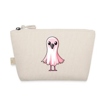 Flamant rose Halloween bande dessinée fantôme - Trousse biologique - nature - Devant