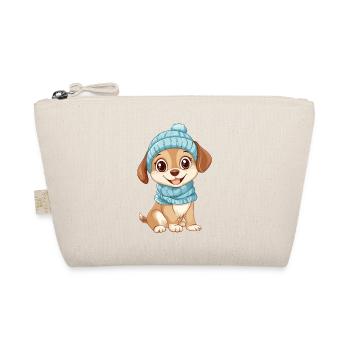 Dog Cute Cute Baby Kids Animal Puppy Cartoon - Organic Pouch - nature - Front