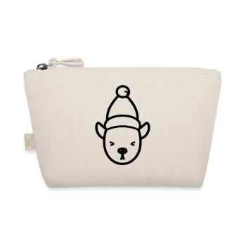 Christmas Reindeer - Organic Pouch - nature - Front