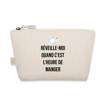 Réveille moi quand c'est l'heure de manger - Trousse biologique - nature - Devant