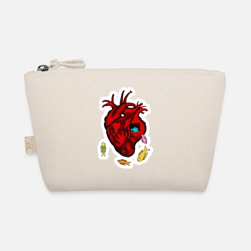 Strand-Herz Bio-Täschchen