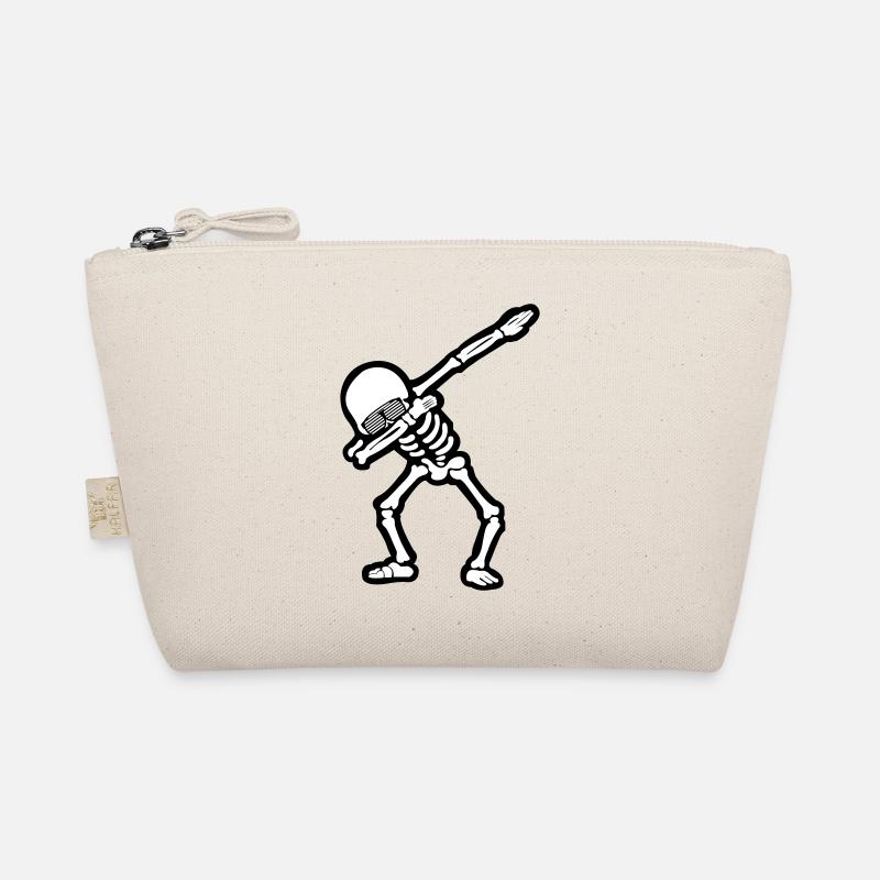 Cool Skull Dabbing Organic Pouch