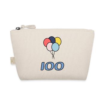 100. 100 ANS. 100e ANNIVERSAIRE. ANNIVERSAIRE 100 - Trousse biologique - nature - Devant