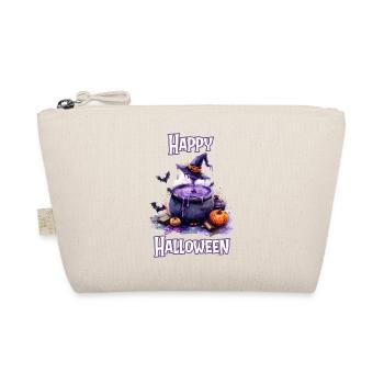 Halloween – Happy Halloween Witch's Kitchen Witch's Cauldron - Organic Pouch - nature - Front