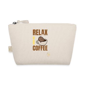 Relax and drink coffee - Bio-Täschchen - Natur - Vorne