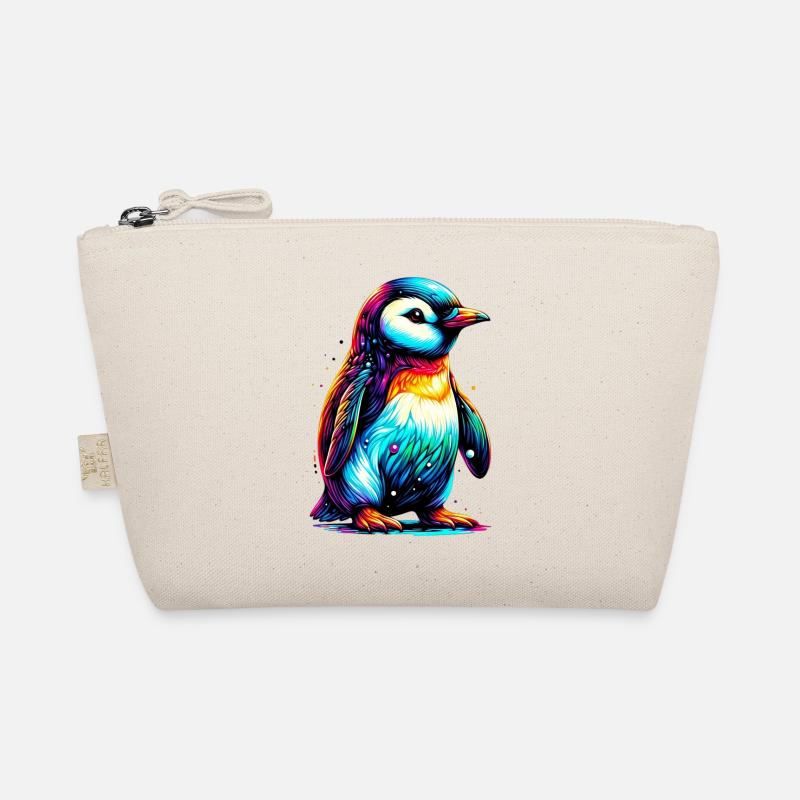 Pinguin - Bio-Täschchen - Natur