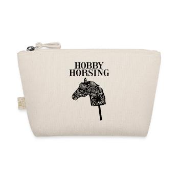 Hobby Horsing Pferdekopf Hobbyhorse Steckenpferde - Bio-Täschchen - Natur - Vorne
