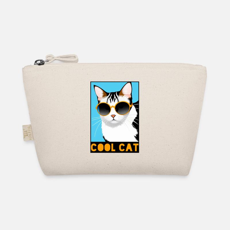 Fun Cool Cat - Stylish Feline Meme Organic Pouch