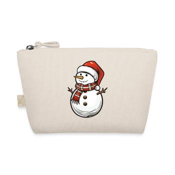 Bonhomme de neige Noël - Trousse biologique - nature - Devant