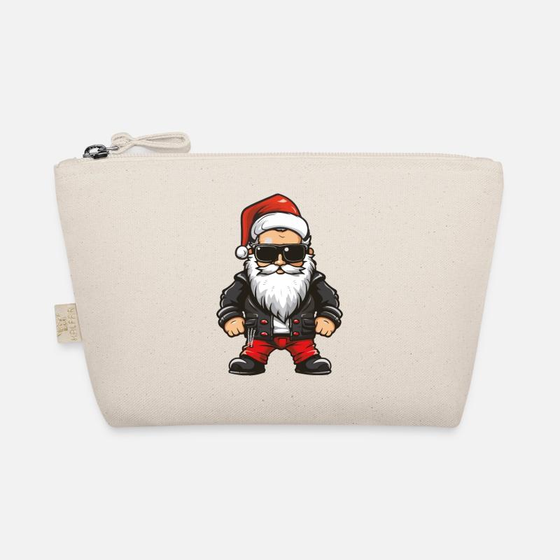 Weihnachtsmann cool Bio-Täschchen