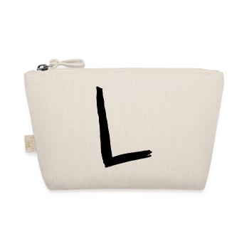 Buchstaben L - Bio-Täschchen - Natur - Vorne