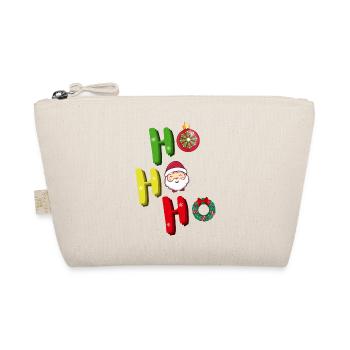 Ho Ho Ho funny Santa claus - Bio-Täschchen - Natur - Vorne