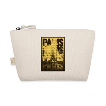 Paris City of Love – Eiffel Tower - Organic Pouch - nature - Front