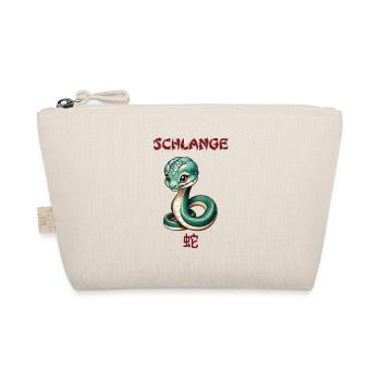 Schlange - chinesisches Sternzeichen - Astrologie - Bio-Täschchen - Natur - Vorne