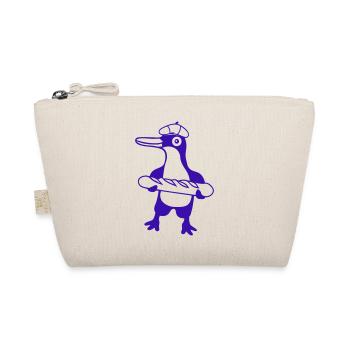 Pingouin Baguette Française Paris France Mignon - Trousse biologique - nature - Devant