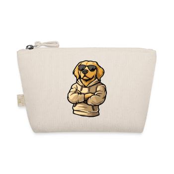 beagle dog comic - Organic Pouch - nature - Front