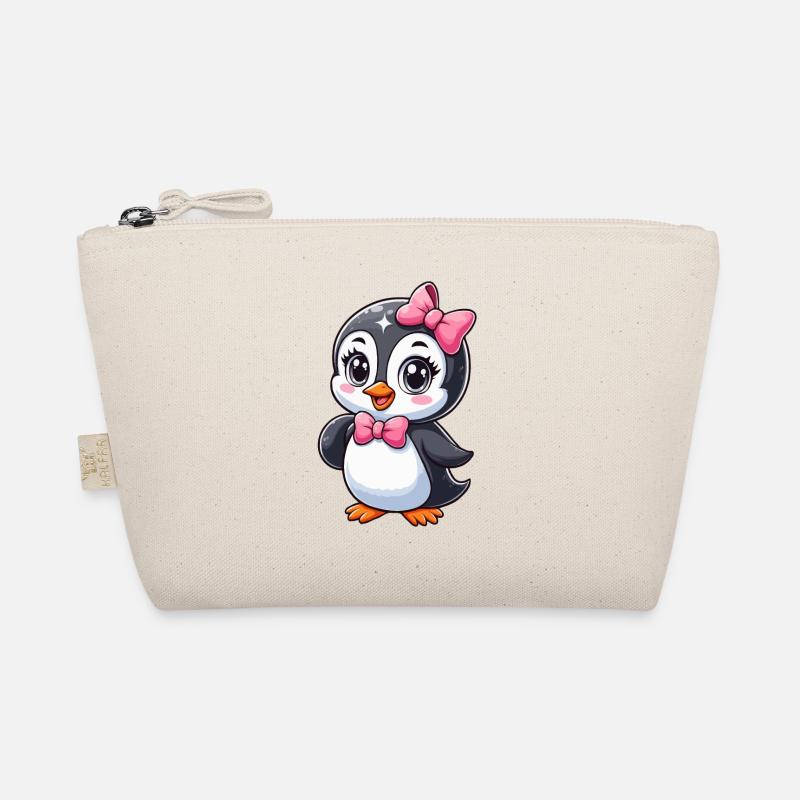 Mädchen Pinguin Bio-Täschchen