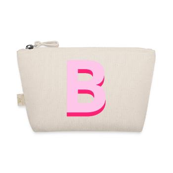 Lettre b rose pop et moderne - Trousse biologique - nature - Devant