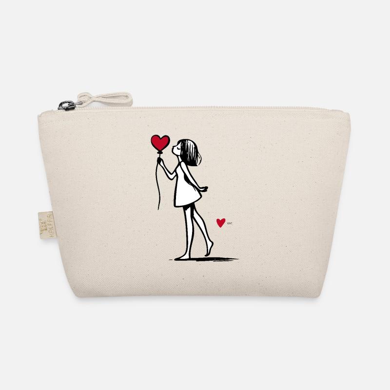 LOVE - Bio-Täschchen - Natur