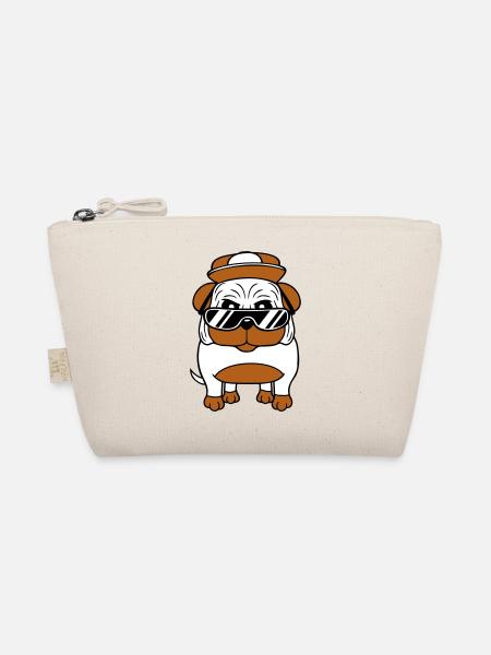 chien carlin cool lunettes de soleil cappy cap ados - Trousse biologique - nature - Devant