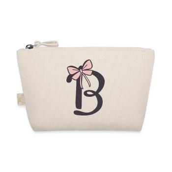 Ruban lettre initiale B - Trousse biologique - nature - Devant