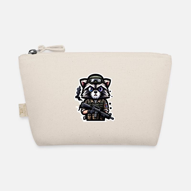Raccoon Squat Bio-Täschchen