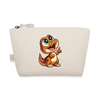 T-Rex Baby Dino Babydino Cadeau de pointage vers le haut - Trousse biologique - nature - Devant