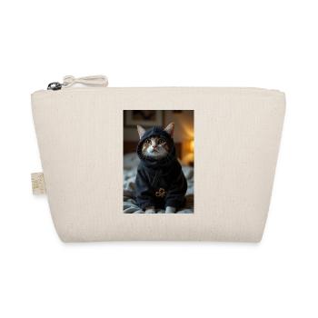 Ninja Cat - Organic Pouch - nature - Front