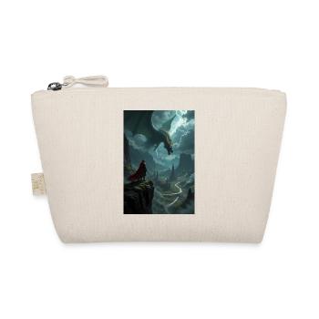Fantasy painting, dragon. - Organic Pouch - nature - Front