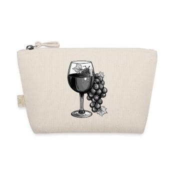 Weinglas Vino - Bio-Täschchen - Natur - Vorne