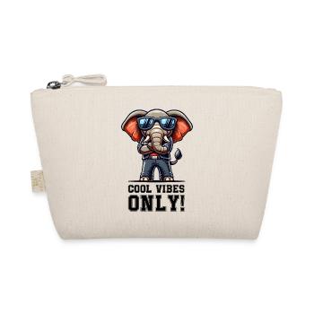 Éléphant Bande Dessinée Cool - Trousse biologique - nature - Devant