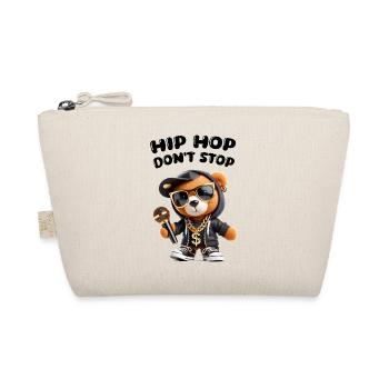 Teddy Bear Rappeur Hip Hop - Trousse biologique - nature - Devant