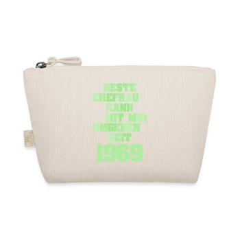 Marriage Wife Wife Girlfriend Year 19691969 - Organic Pouch - nature - Front