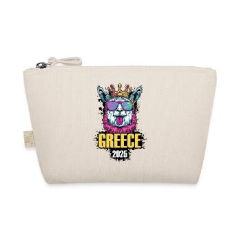 Greece 2025 Alpaca Party Holiday - Organic Pouch - nature - Front