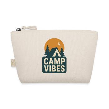Camp Vibes – Lagerfeuer & Camping Design - Bio-Täschchen - Natur - Vorne