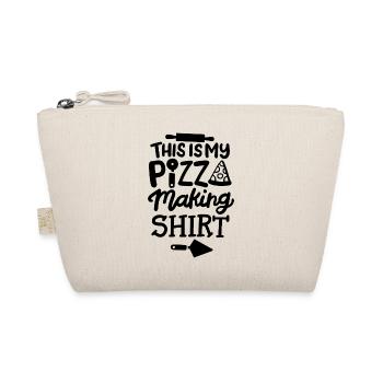 This is my pizza making shirt - Organic Pouch - nature - Front