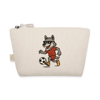 wolf soccer - Bio-Täschchen - Natur - Vorne