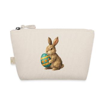 Lapin de Pâques géométrique - Trousse biologique - nature - Devant