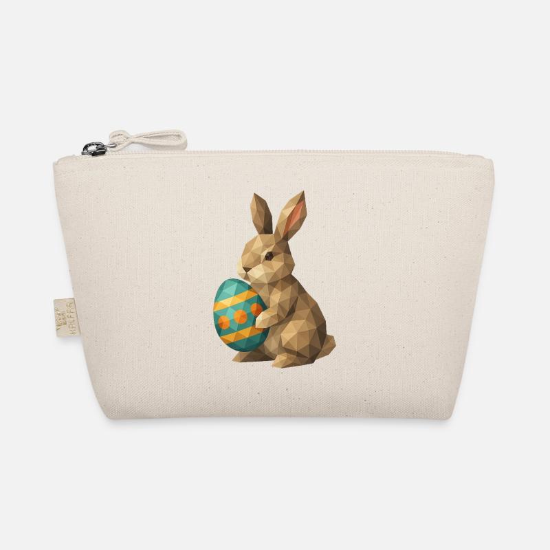 Geometrischer Osterhase Bio-Täschchen