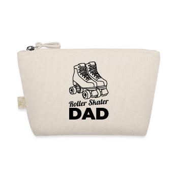 Rollschuhläufer Papa - Bio-Täschchen - Natur - Vorne