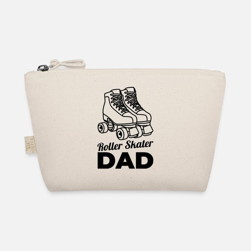 Roller skater dad Organic Pouch